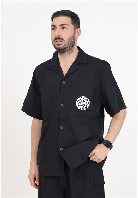 Black BOXY short sleeve shirt for men THE NORTH FACE | NF0A879AJK31JK31